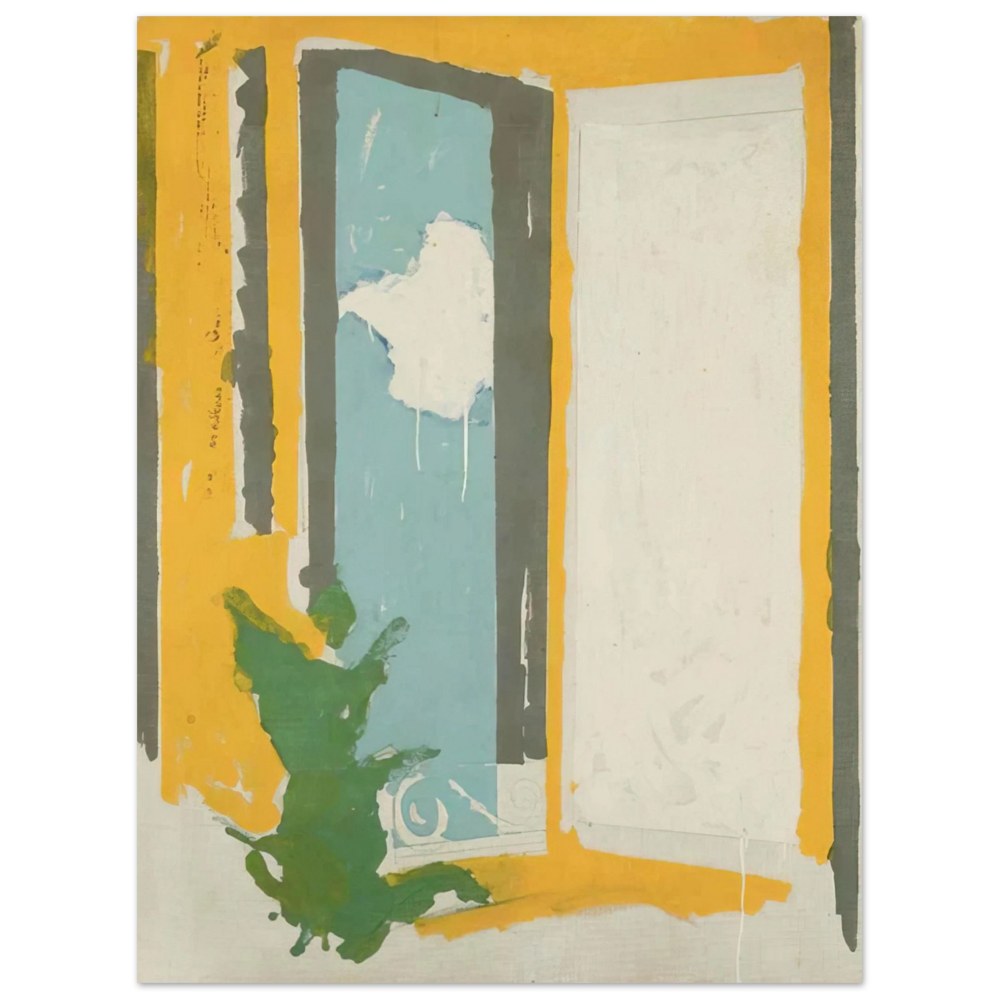 Mario Schifano - Interno Esterno - 1976 75x100 cm / 30x40inches Fine Art Poster