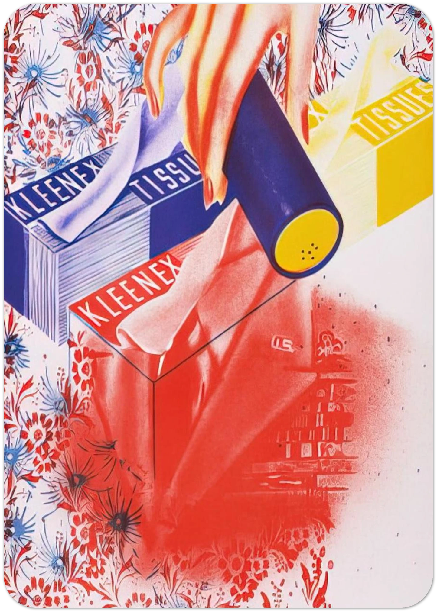 Campaign By James Rosenquist Pack of 10 Post Cards | James Rosenquist Post Cards | A6 (10.5 x 14.8 cm) - 4.1 x 5.8 inches