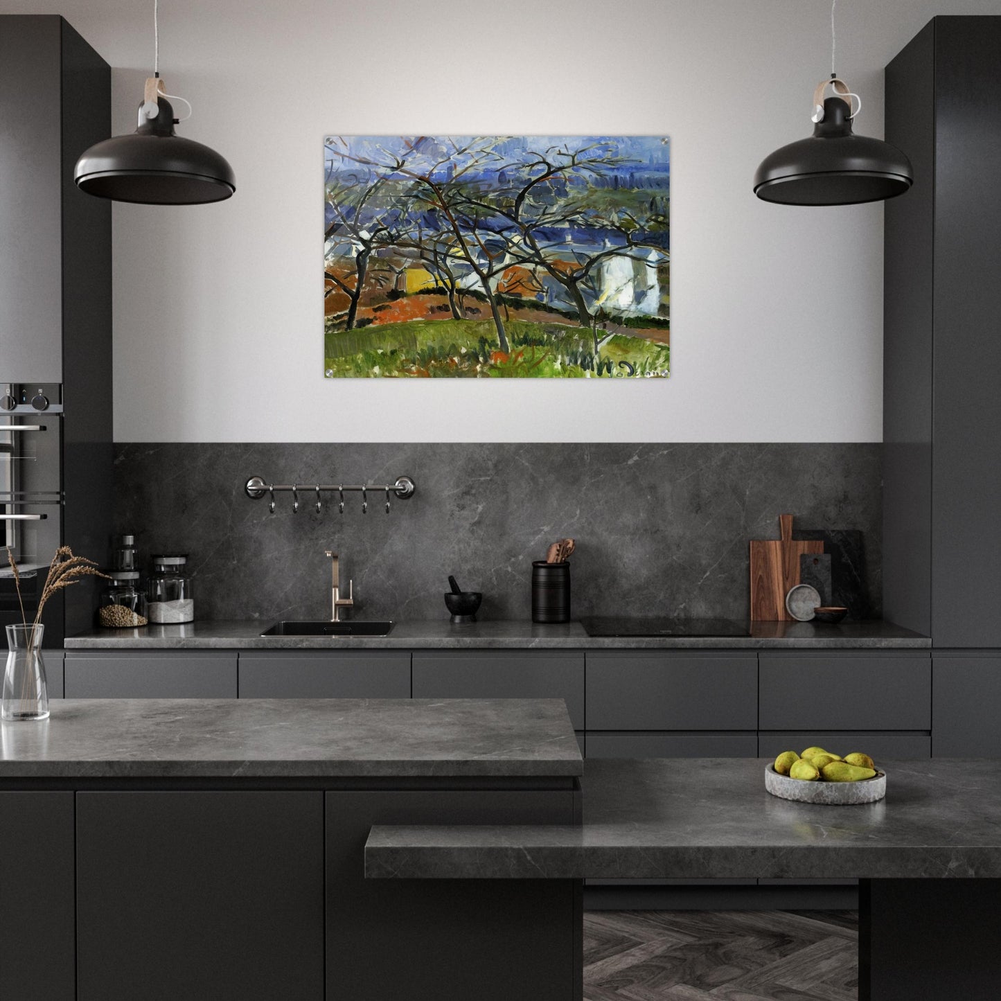 LANDSCAPE NEAR CHATOU 1904 - Andre Derain Acrylic Print - 70x100 cm / 28x40″ inches