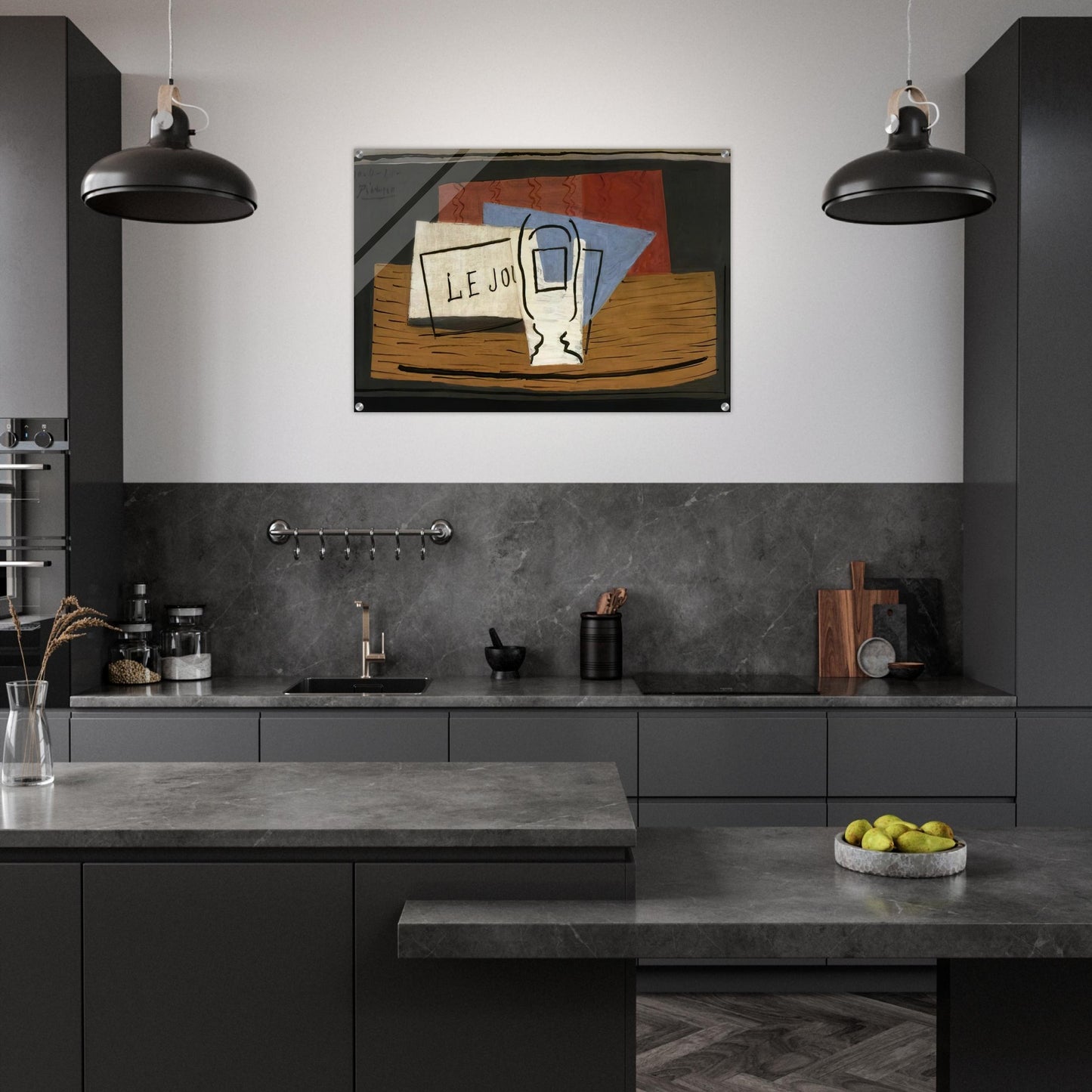 Still life - 1921 - Pablo Picasso Acrylic Print - 70x100 cm / 28x40″ inches