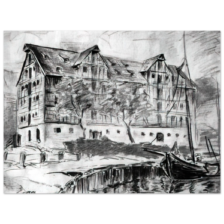 Konrad Zuse - Untitled - 1926 75x100 cm / 30x40inches Fine Art Poster