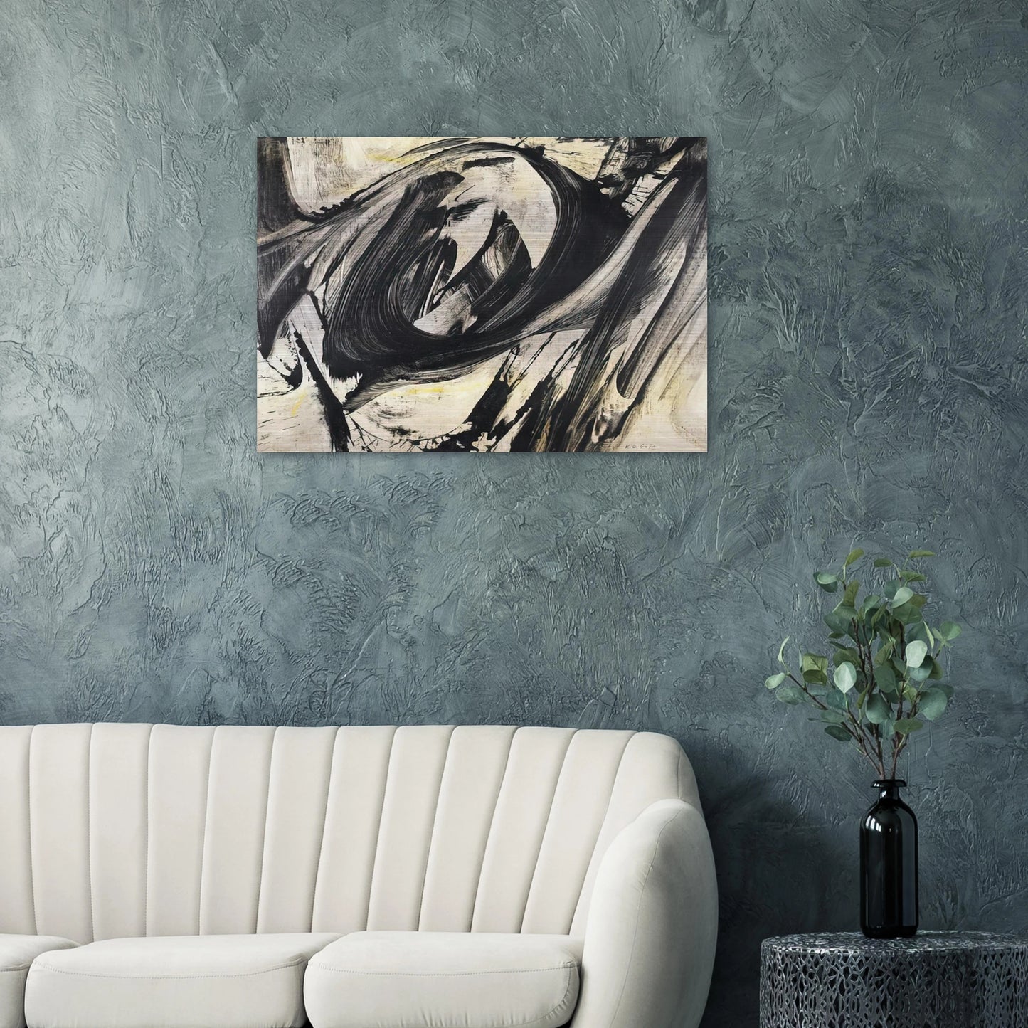 Karant 5.7.1957 - Karl Otto Gotz Brushed Aluminum Print - 70x100 cm / 28x40 inches | Karl Otto Gotz Aluminum Print | Karl Otto Gotz Prints