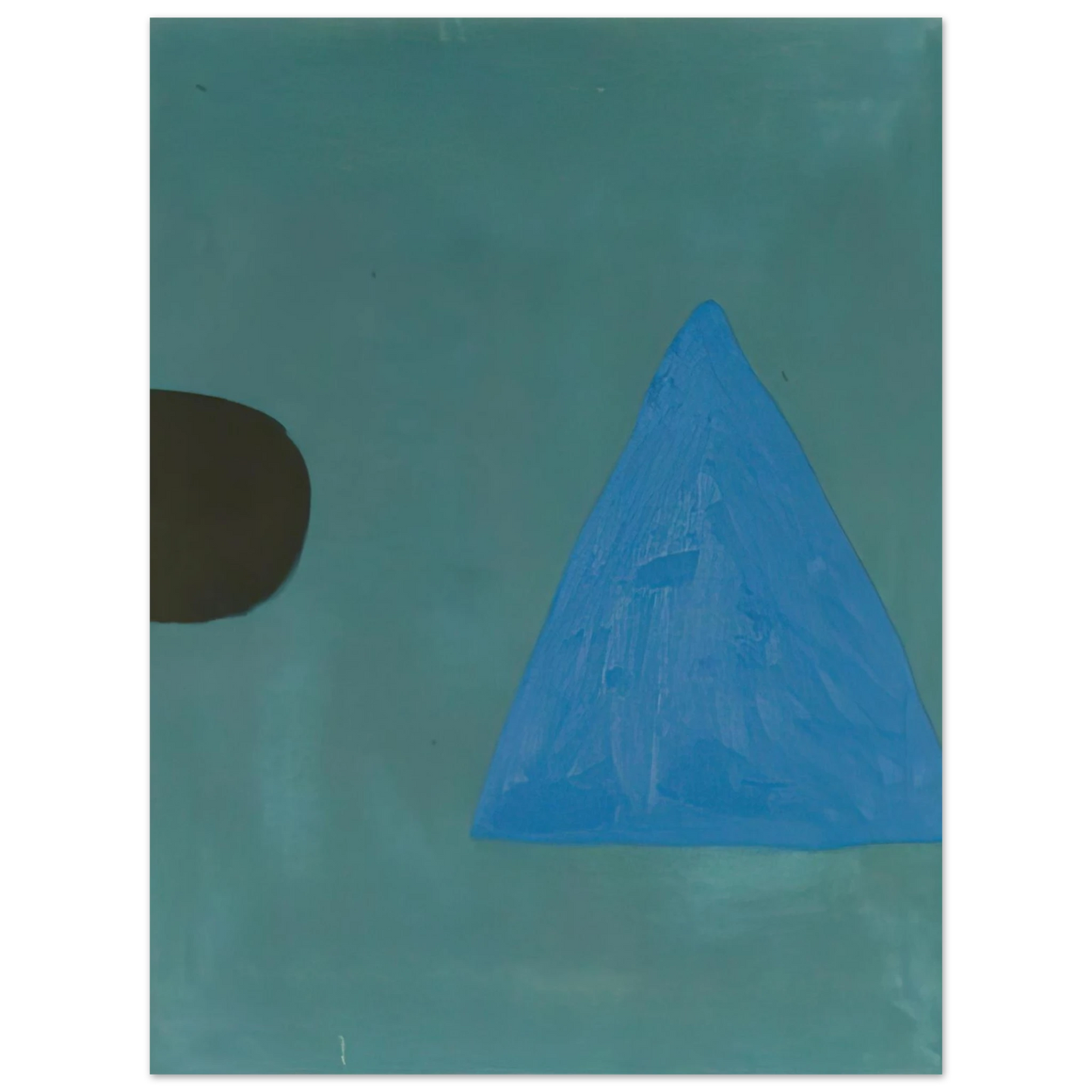 William Scott - Blue on Blue - 1967 Fine Art Poster - Default Title