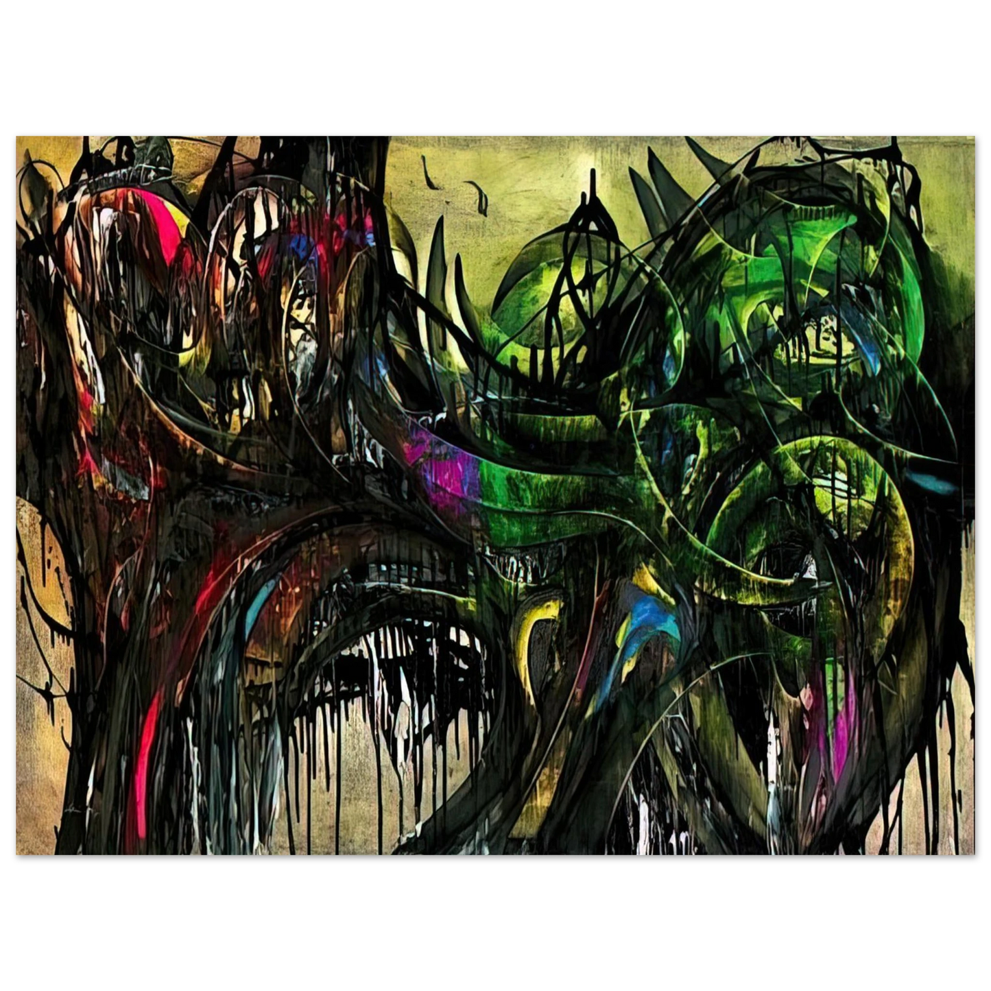 Simon Hantai - Peinture - 1955 Fine Art Poster - Default Title