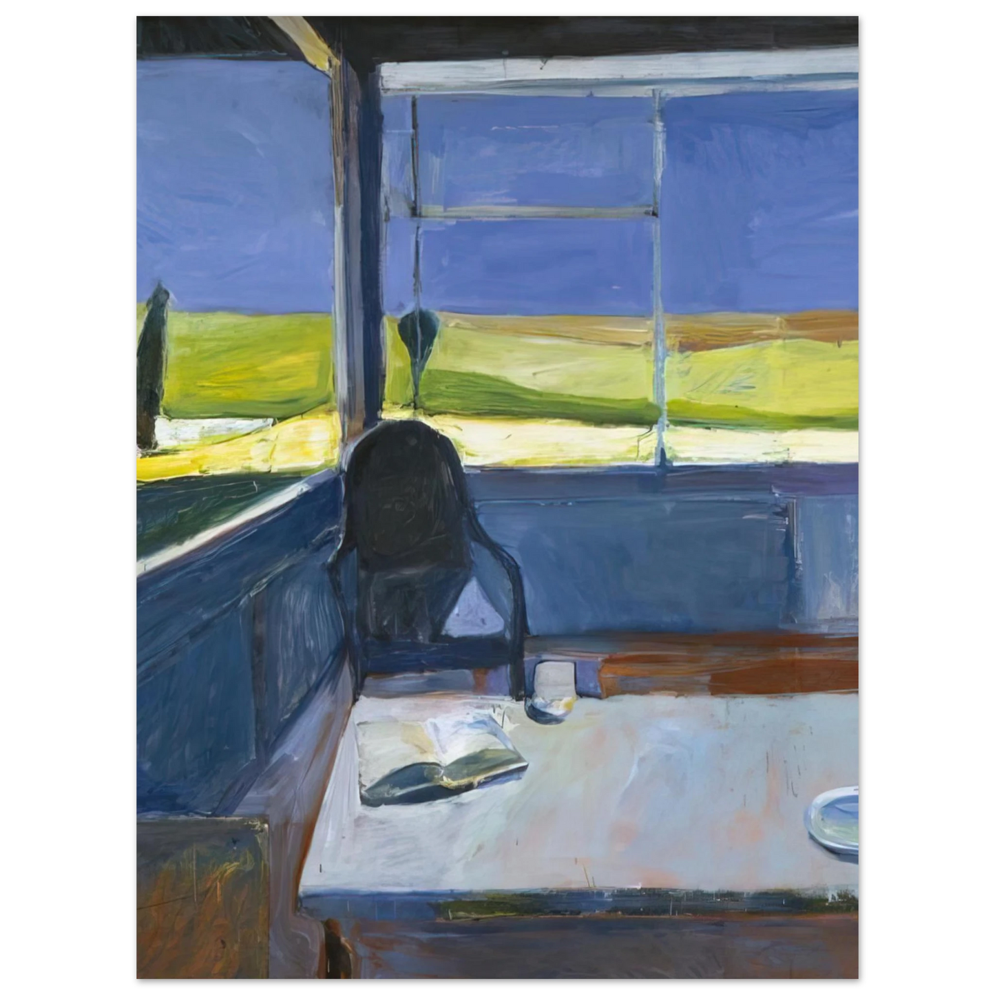Richard Diebenkorn - Interior with Book Fine Art Poster - Default Title