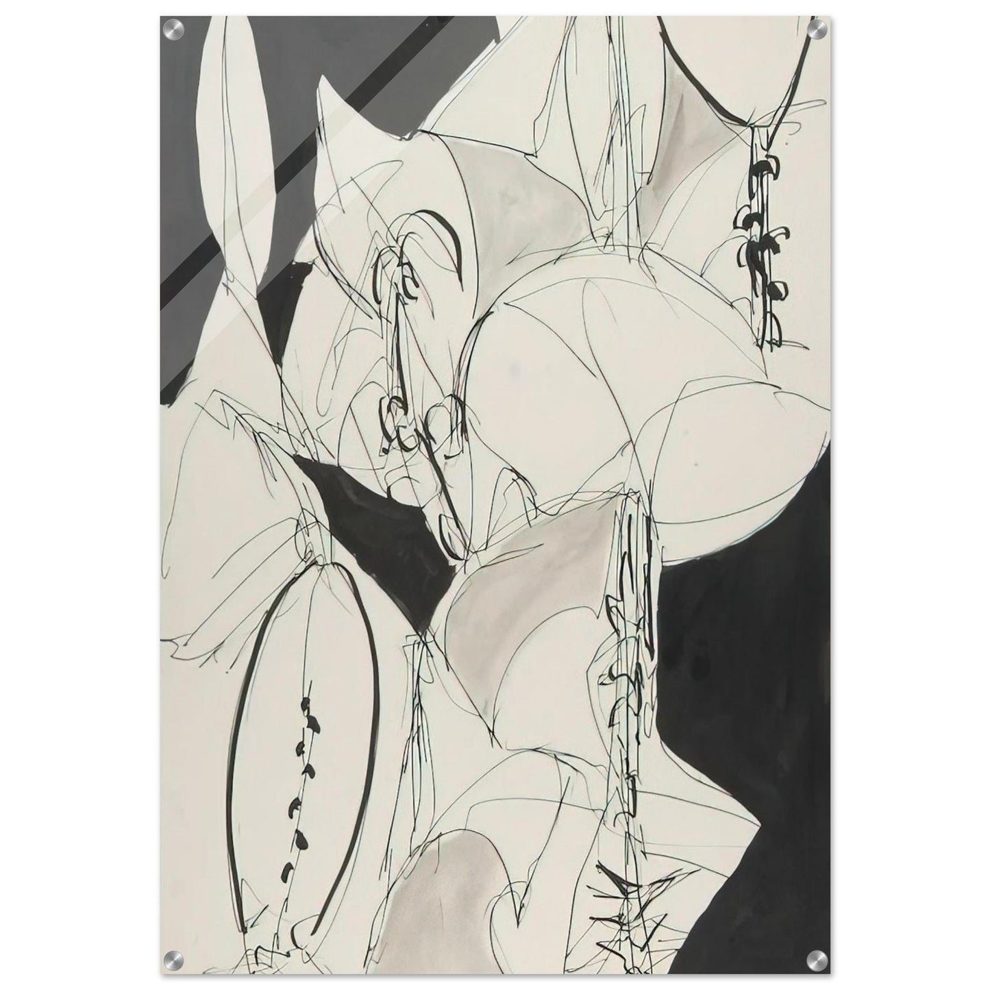 Secret Garden - 1981 - Gene Davis Acrylic Print - 70x100 cm / 28x40″ inches | Gene Davis Wall Art | Gene Davis Prints