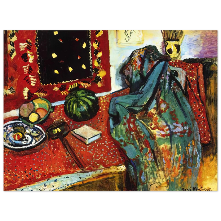 Henri Matisse - STILL LIFE WITH A RED RUG 1906 75x100 cm / 30x40inches Fine Art Poster
