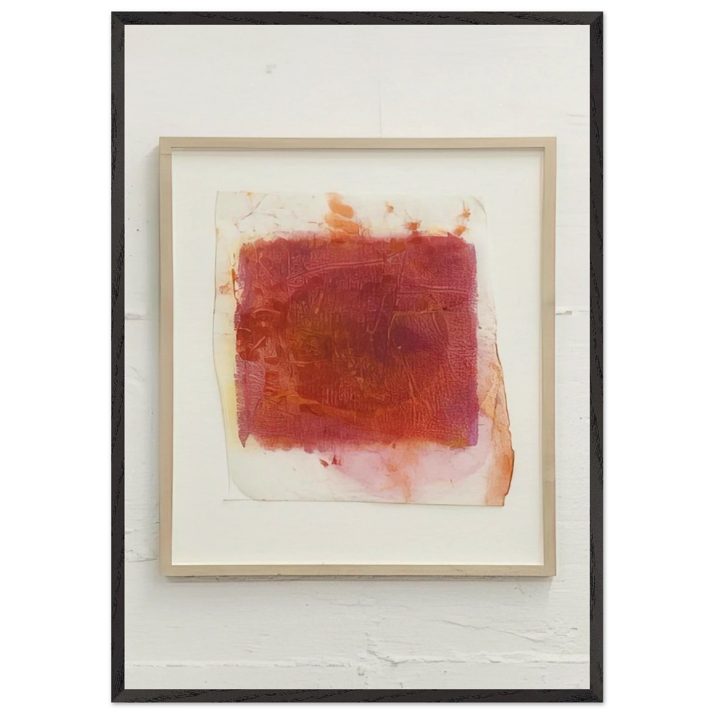 UNTITLED 2004 - Gotthard Graubner Framed Art Print – Black Wooden Frame - Default Title - -Framed Art Print