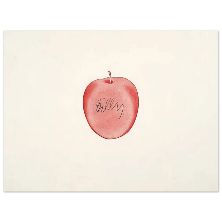 Billy Apple - Red Apple - 1996 75x100 cm / 30x40inches Fine Art Poster