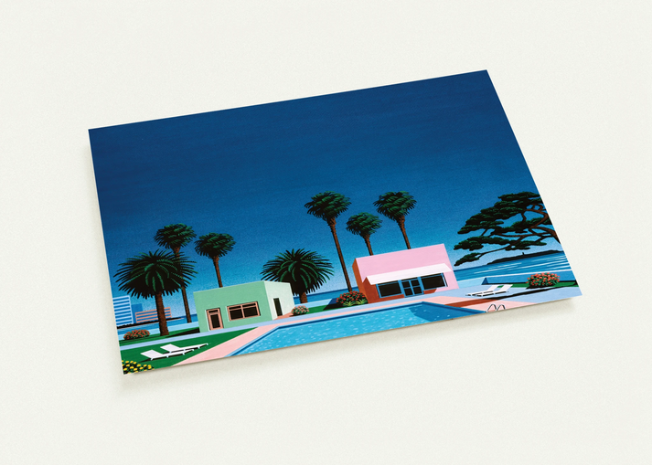 Pacific Breeze By Hiroshi Nagai Pack of 10 Post Cards | Hiroshi Nagai Post Cards | A6 (10.5 x 14.8 cm) - 4.1 x 5.8 inches