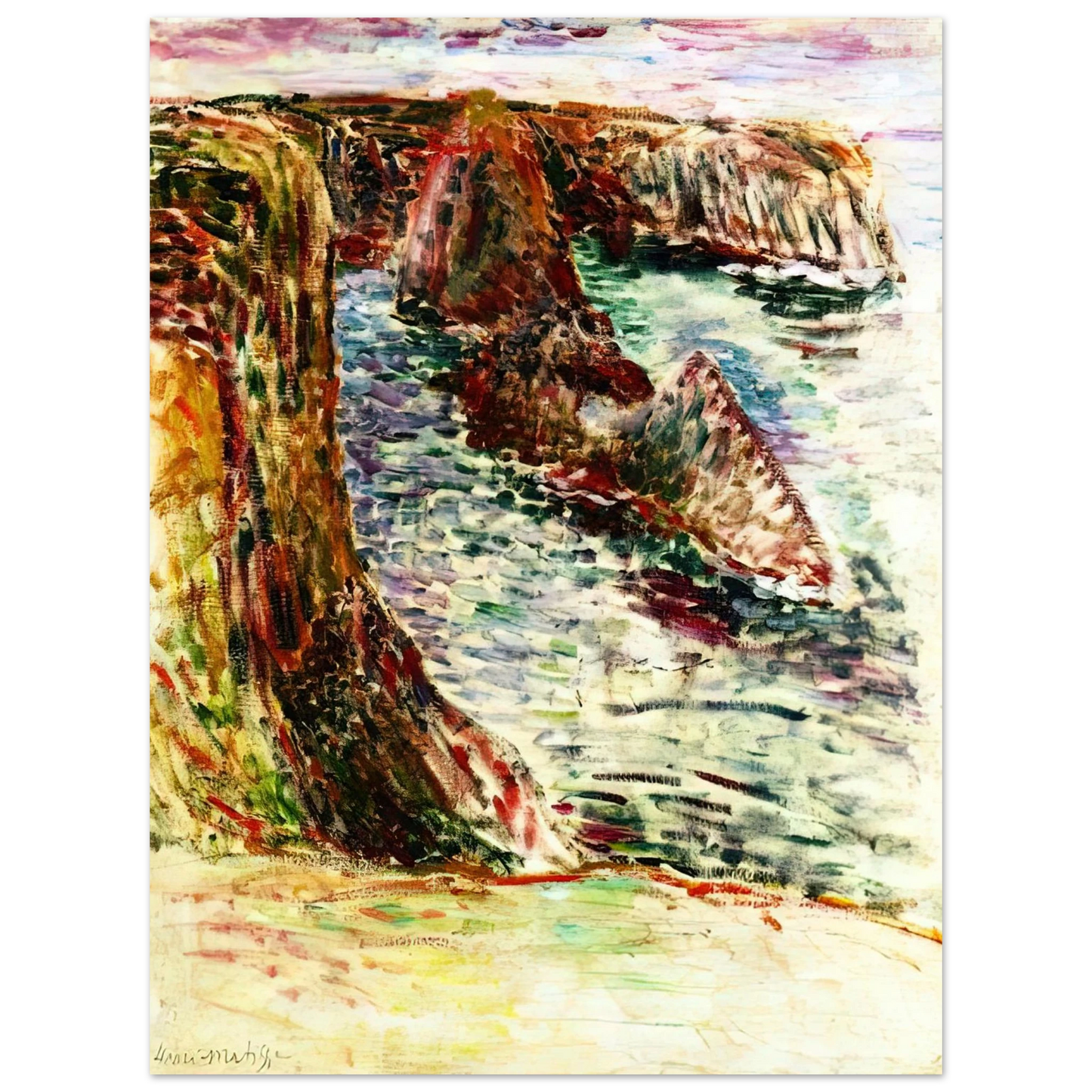 Henri Matisse - BELLE ILE EN MER 1897 Fine Art Poster - Default Title