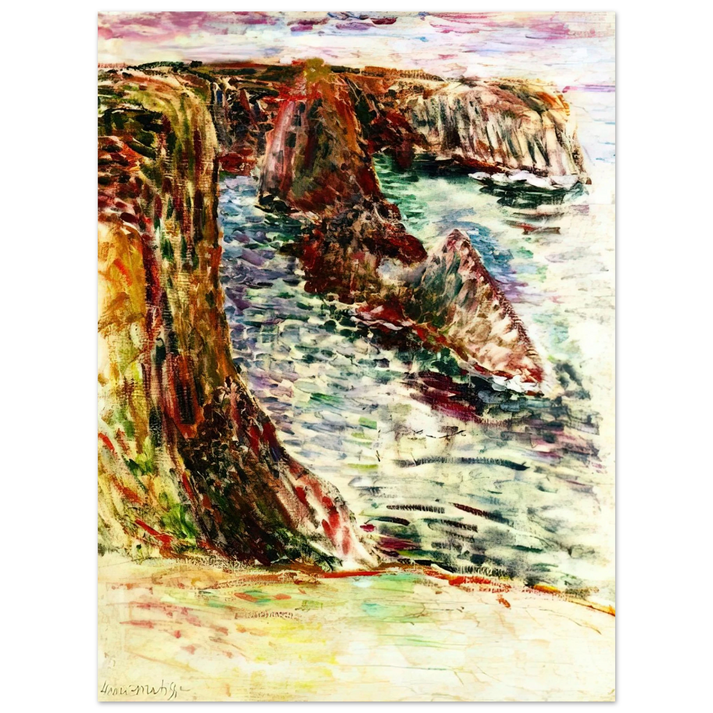 Henri Matisse - BELLE ILE EN MER 1897 75x100 cm / 30x40inches Fine Art Poster