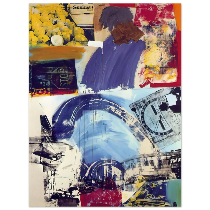 Robert Rauschenberg - HARBOR 75x100 cm / 30x40inches Fine Art Poster