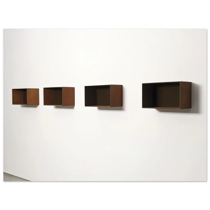 Donald Judd - Untitled 90-9 Donaldson - 1990 75x100 cm / 30x40inches Fine Art Poster