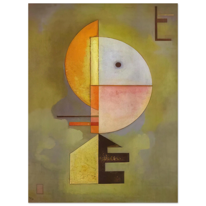 Wassily Kandinsky - UPWARD 1929 75x100 cm / 30x40inches Fine Art Poster