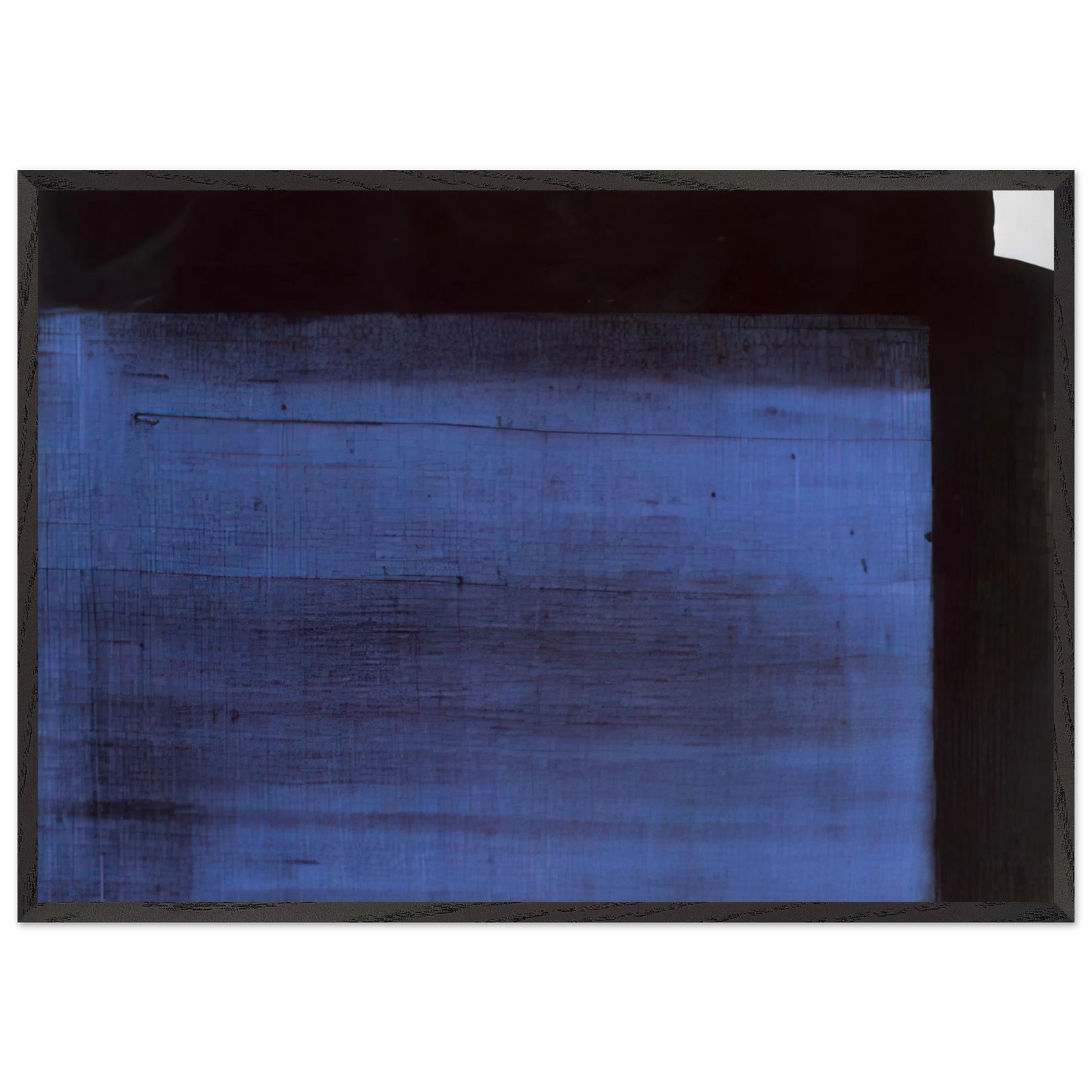 Peinture 19 mai 1982 - 1982 - Pierre Soulages 70x100 cm / 28x40 inches Framed Art Print – Black Wooden Frame