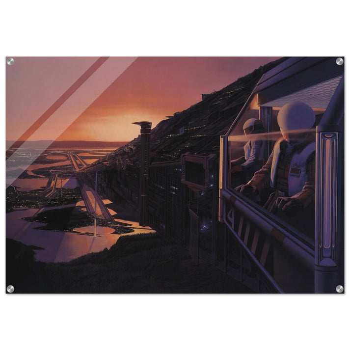 Syd Mead - Syd Mead Acrylic Print - 70x100 cm / 28x40″ inches | Syd Mead Wall Art | Syd Mead Prints