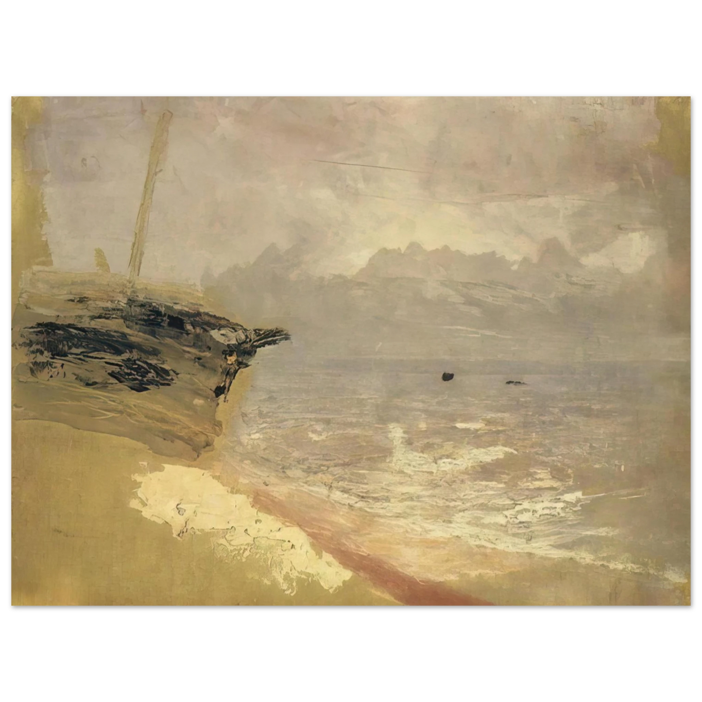Arkhyp Kuindzhi - Sea. Gloomy Day Fine Art Poster - Default Title