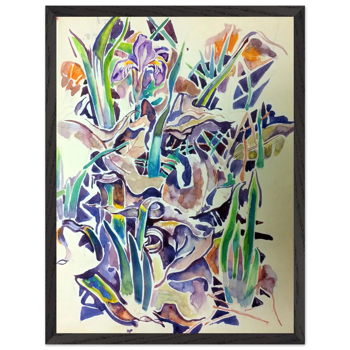 Walter Inglis Anderson - Walter Anderson Wall art - A2 (42 x 59.4 cm) - Premium Wooden Framed Poster With Fine Art Paper - White frame