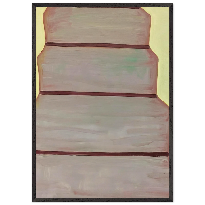 Untitled - 1998 N4 - Ralston Crawford 70x100 cm / 28x40 inches Framed Art Print – Black Wooden Frame