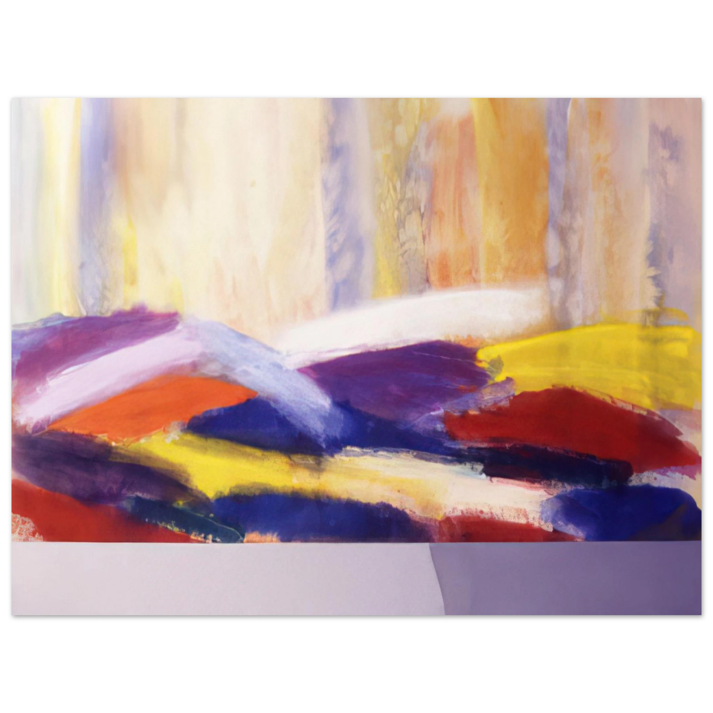 Ronnie Landfield - Matisse's Table - 1996 Fine Art Poster - Default Title