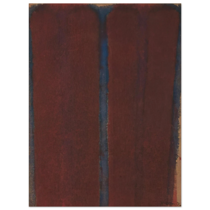 Yun Hyong-keun - Umber Blue - 1973 75x100 cm / 30x40inches Fine Art Poster