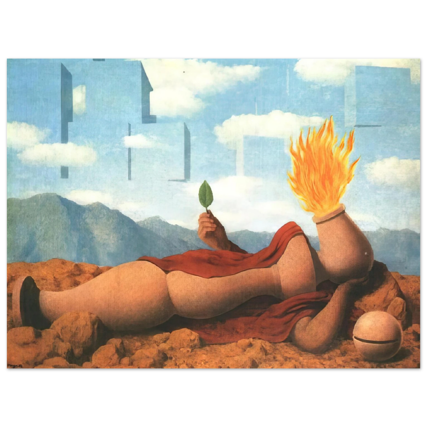 Rene Magritte - ELEMENTARY COSMOGONY 1949 Fine Art Poster - Default Title