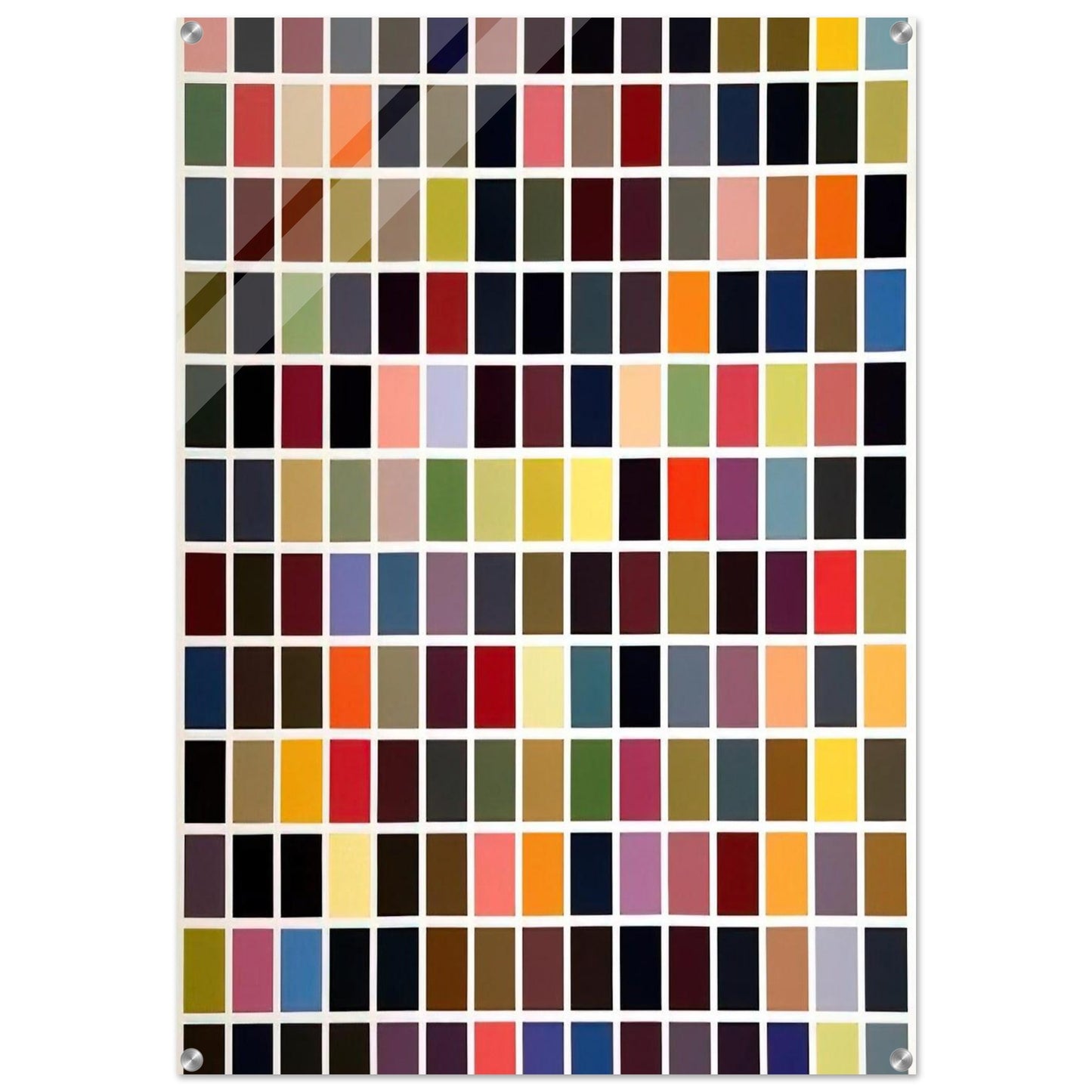 180 COLORS - Gerhard Richter Acrylic Print - 70x100 cm / 28x40″ inches | Gerhard Richter Wall Art | Gerhard Richter Prints