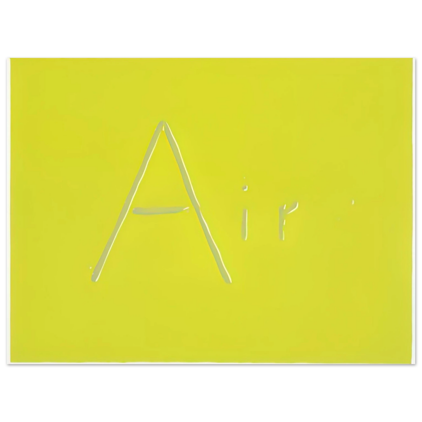 Edward Ruscha - AIR 1969 Fine Art Poster - Default Title
