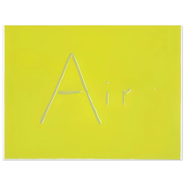 Edward Ruscha - AIR 1969 75x100 cm / 30x40inches Fine Art Poster