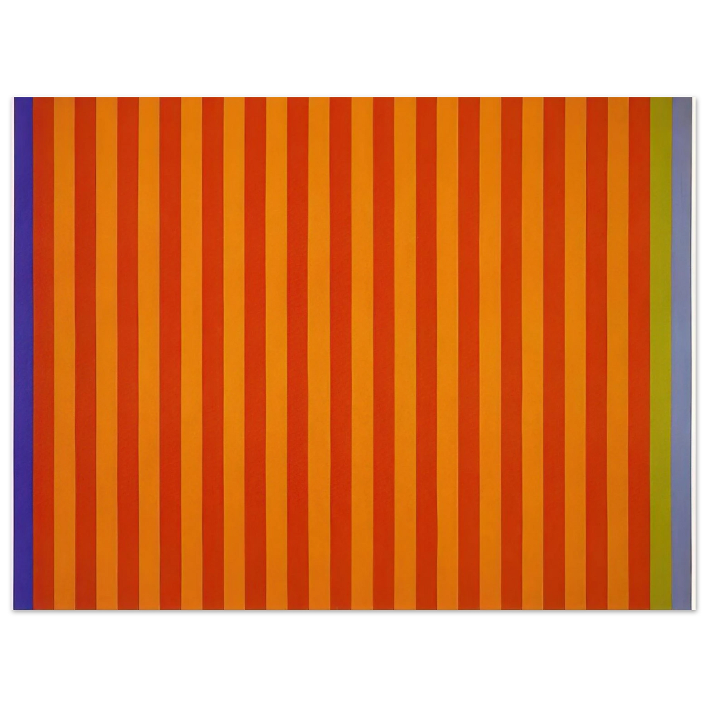 Gene Davis - EdgesSolar Beat - 1962 Fine Art Poster - Default Title