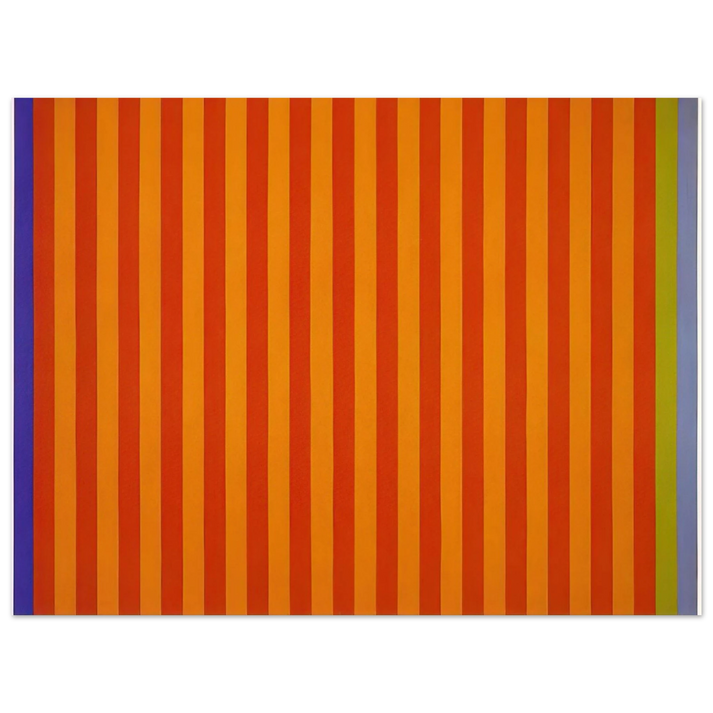 Gene Davis - EdgesSolar Beat - 1962 75x100 cm / 30x40inches Fine Art Poster