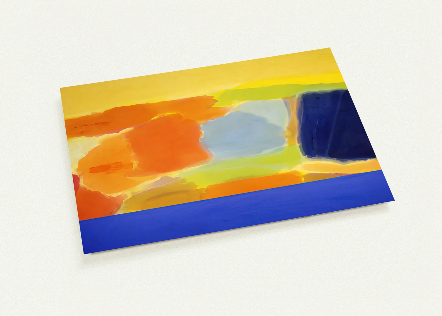 Captain Blue - 1979 By Ronnie Landfield Pack of 10 Post Cards | Ronnie Landfield Post Cards | A6 (10.5 x 14.8 cm) - 4.1 x 5.8 inches