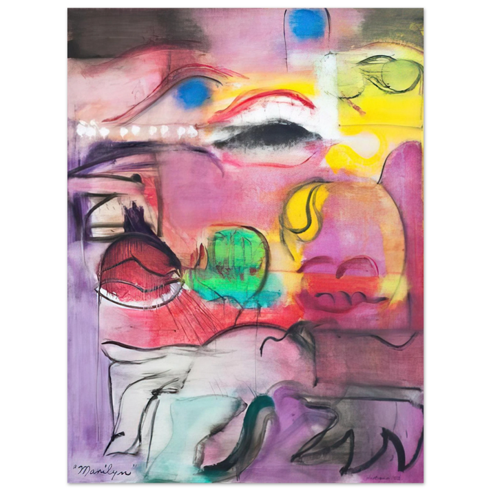 Grace Hartigan - Marilyn 75x100 cm / 30x40inches Fine Art Poster