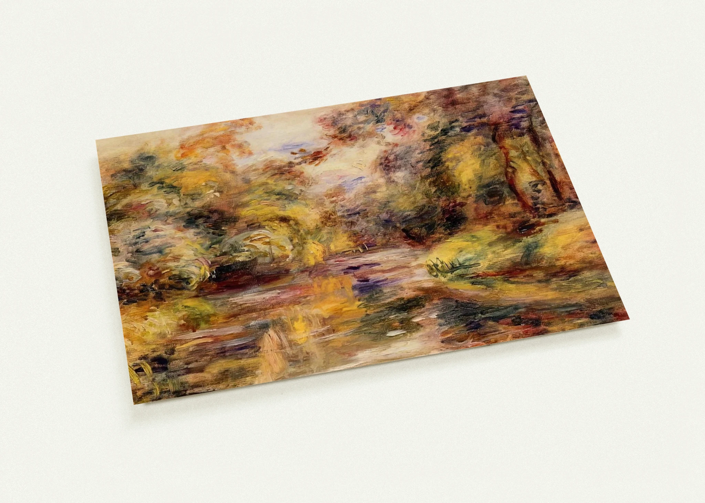 Little River By Pierre-Auguste Renoir Pack of 10 Post Cards | Pierre-Auguste Renoir Post Cards | A6 (10.5 x 14.8 cm) - 4.1 x 5.8 inches