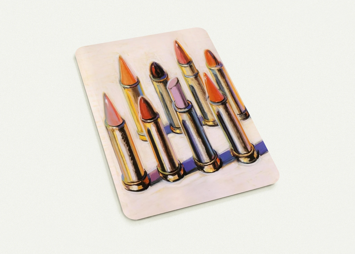 Lipsticks - 1964 By Wayne Thiebaud Pack of 10 Post Cards | Wayne Thiebaud Post Cards | A6 (10.5 x 14.8 cm) - 4.1 x 5.8 inches