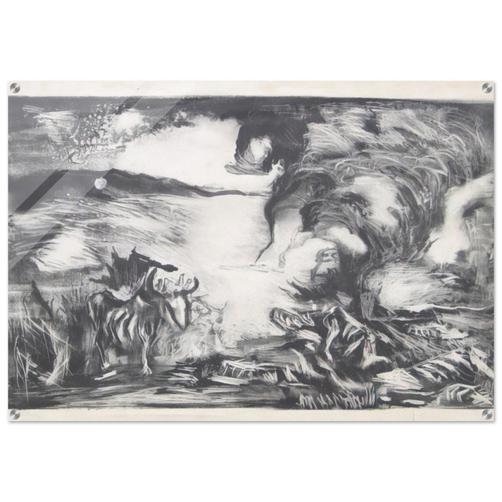 LANDSCAPE WITH STEER 1937 1 - Jackson Pollock Acrylic Print - 70x100 cm / 28x40″ inches