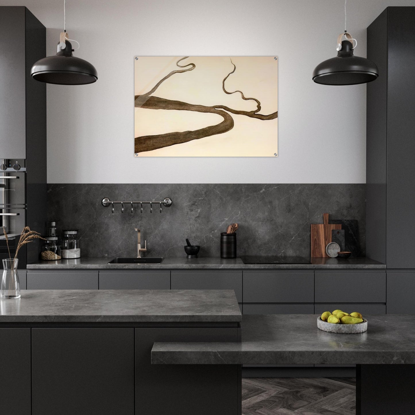 Drawing IX - Georgia O'Keeffe Acrylic Print - 70x100 cm / 28x40″ inches