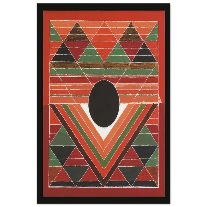 Bijh - Abstract Art - S. H. Raza Art Prints - 100x150 cm / 40x60″ inches | S. H. Raza Poster | S. H. Raza Prints