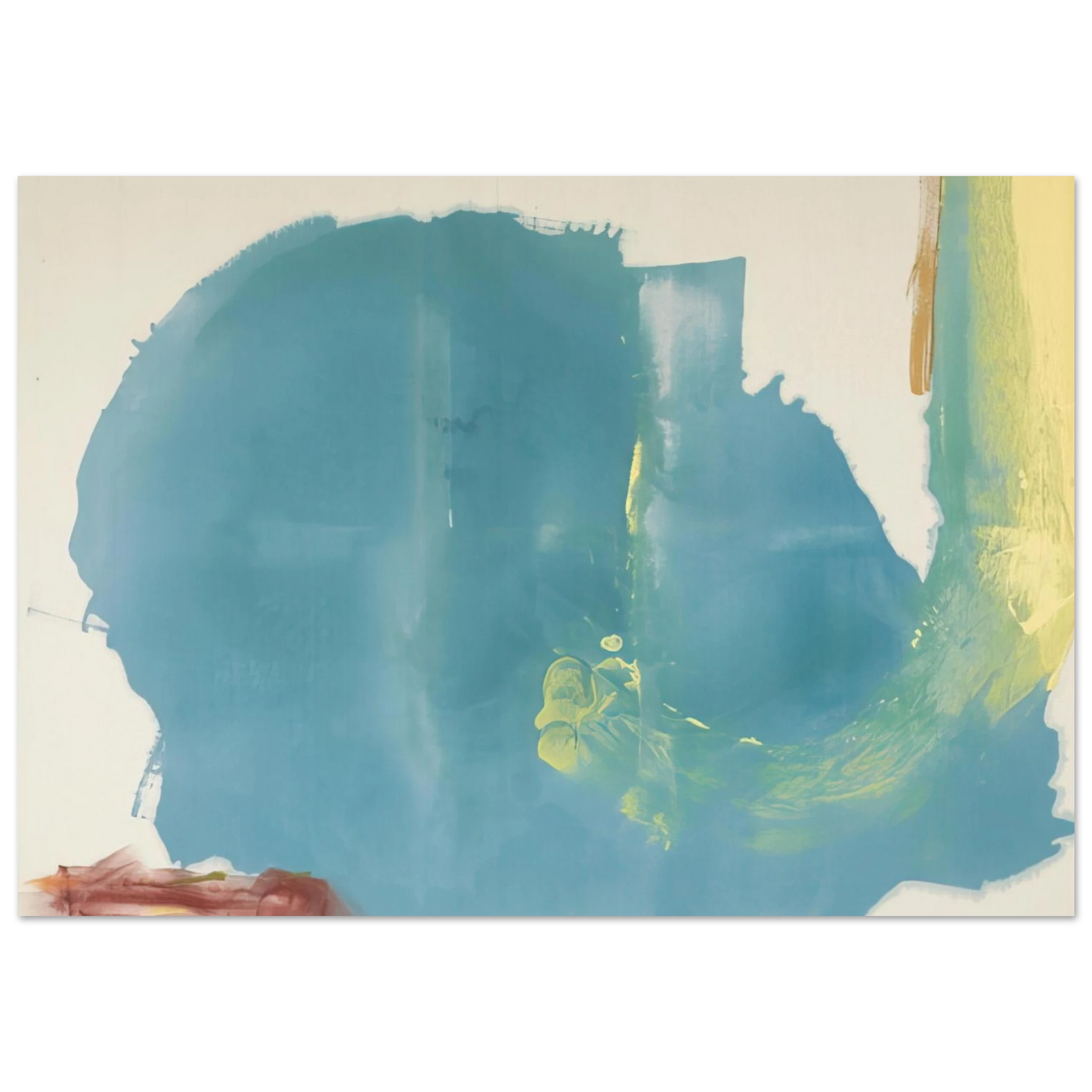 Helen Frankenthaler - Where Necessary - 1977 Wall art - 13x18 cm / 5x7 inches - Fine Art Poster - -