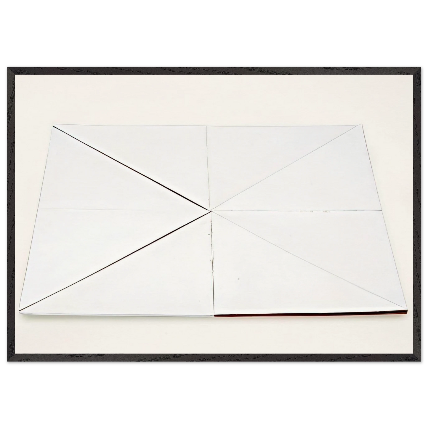 Book of Creation Fire - 1960 - Lygia Pape 70x100 cm / 28x40 inches Framed Art Print – Black Wooden Frame