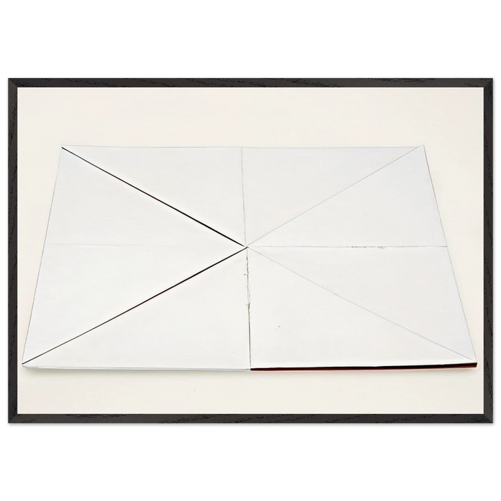 Book of Creation Fire - 1960 - Lygia Pape 70x100 cm / 28x40 inches Framed Art Print – Black Wooden Frame