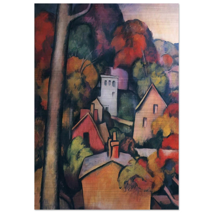 UPPER MANHATTAN - Thomas Hart Benton Brushed Aluminum Print - 70x100 cm / 28x40 inches | Thomas Hart Benton Aluminum Print | Thomas Hart Benton Prints