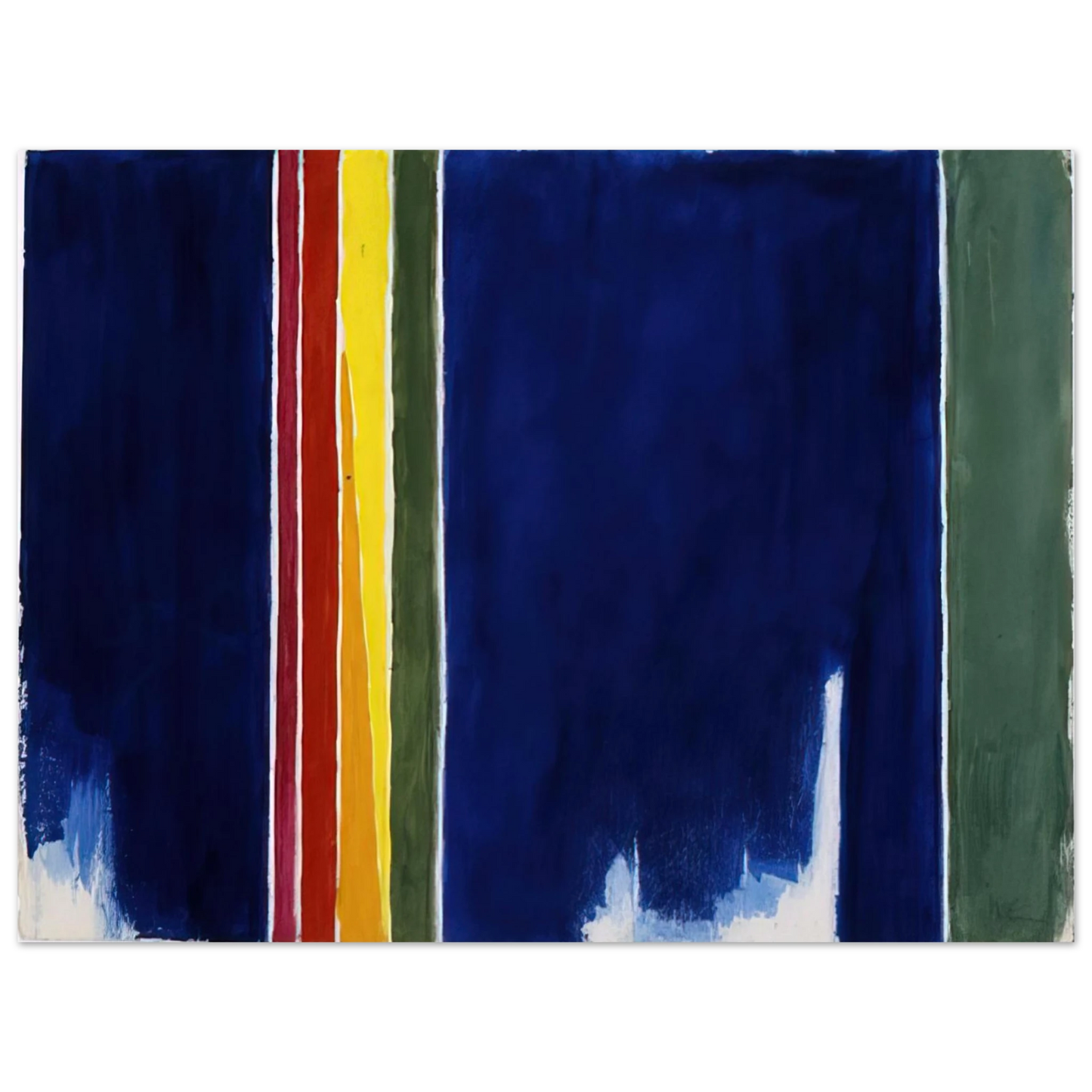 Alma Woodsey Thomas - ATMOSPHERIC EFFECTS I 1970 Fine Art Poster - Default Title