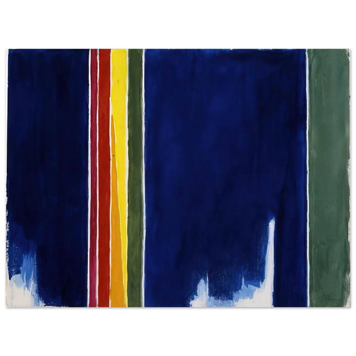 Alma Woodsey Thomas - ATMOSPHERIC EFFECTS I 1970 75x100 cm / 30x40inches Fine Art Poster