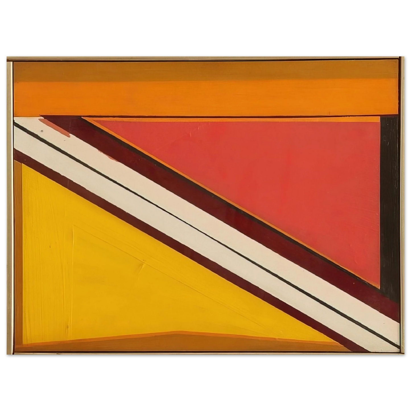 Larry Zox - Diagonal 4 - 1963 Fine Art Poster - Default Title