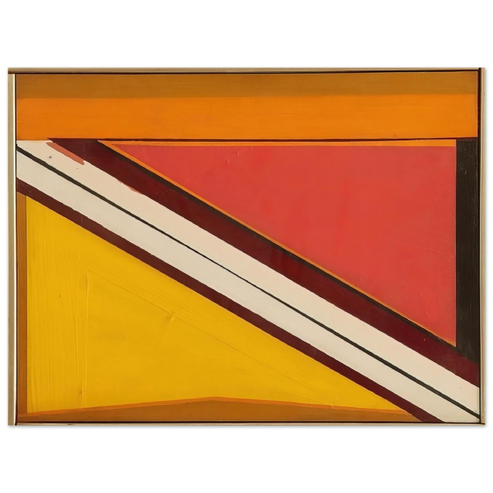 Larry Zox - Diagonal 4 - 1963 75x100 cm / 30x40inches Fine Art Poster