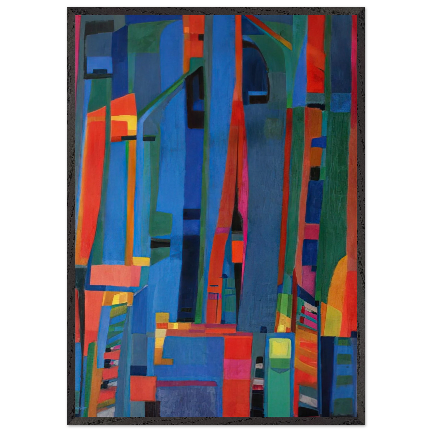 Salve Regina - 1945 - Alfred Manessier Framed Art Print – Black Wooden Frame - Default Title - -Framed Art Print