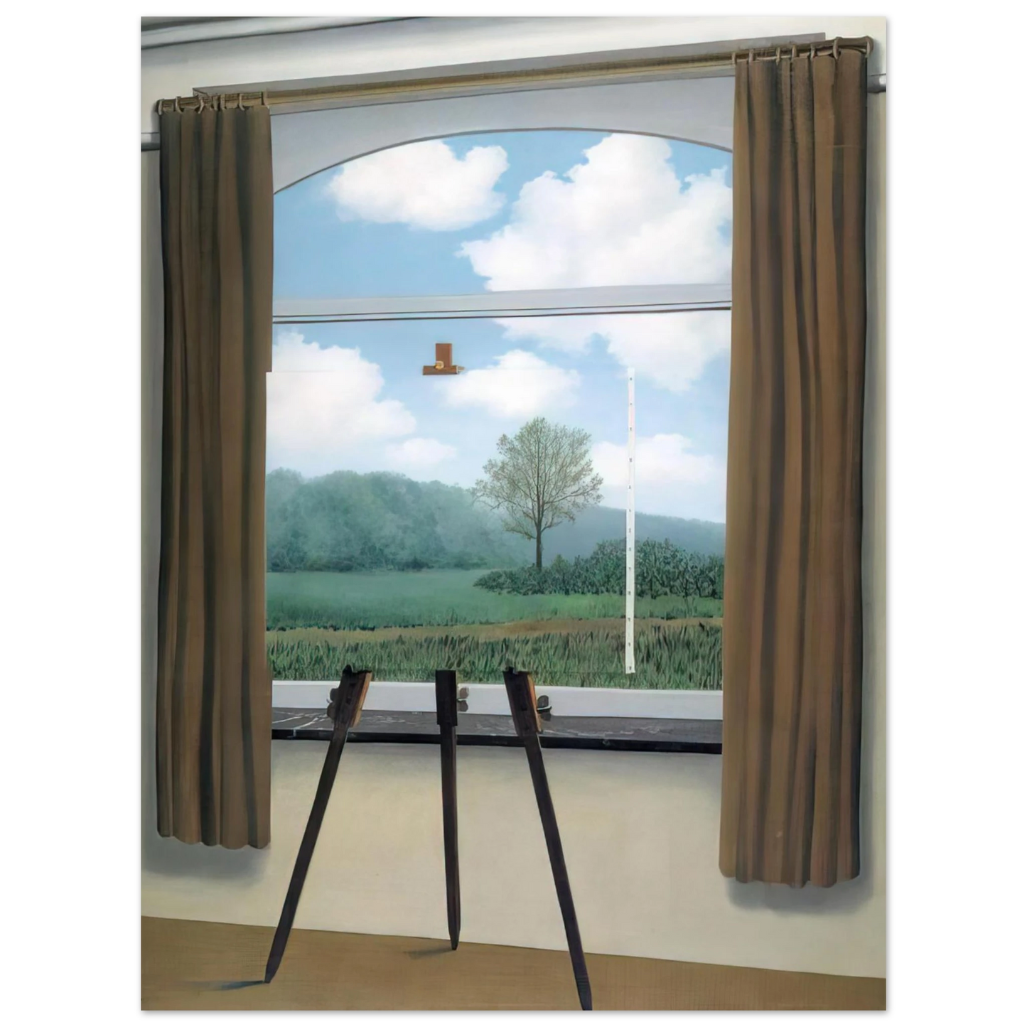 Rene Magritte - THE HUMAN CONDITION 1933 Fine Art Poster - Default Title