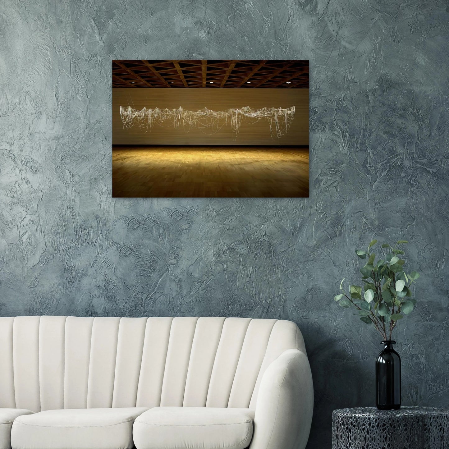 RIGHT AFTER 1969 - Eva Hesse Brushed Aluminum Print - 70x100 cm / 28x40 inches | Eva Hesse Aluminum Print | Eva Hesse Prints